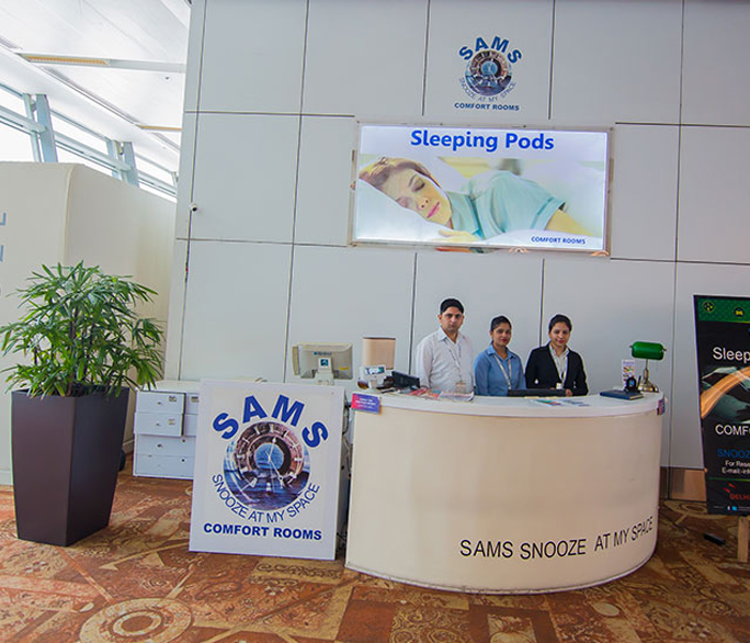 Image of Sleeping pods service desk